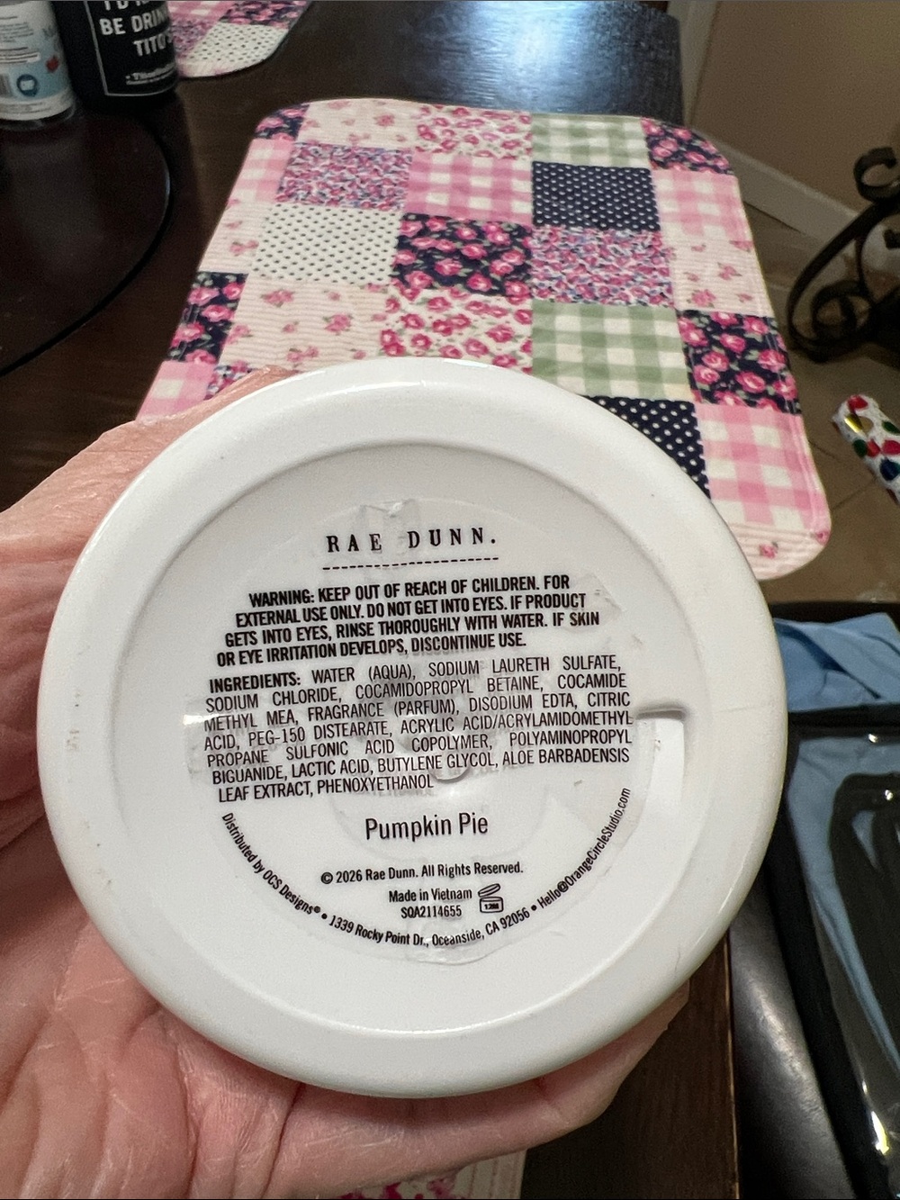 New Rae Dunn Happy Halloween Hand Soap - pumpkin pie - Picture 2 of 3